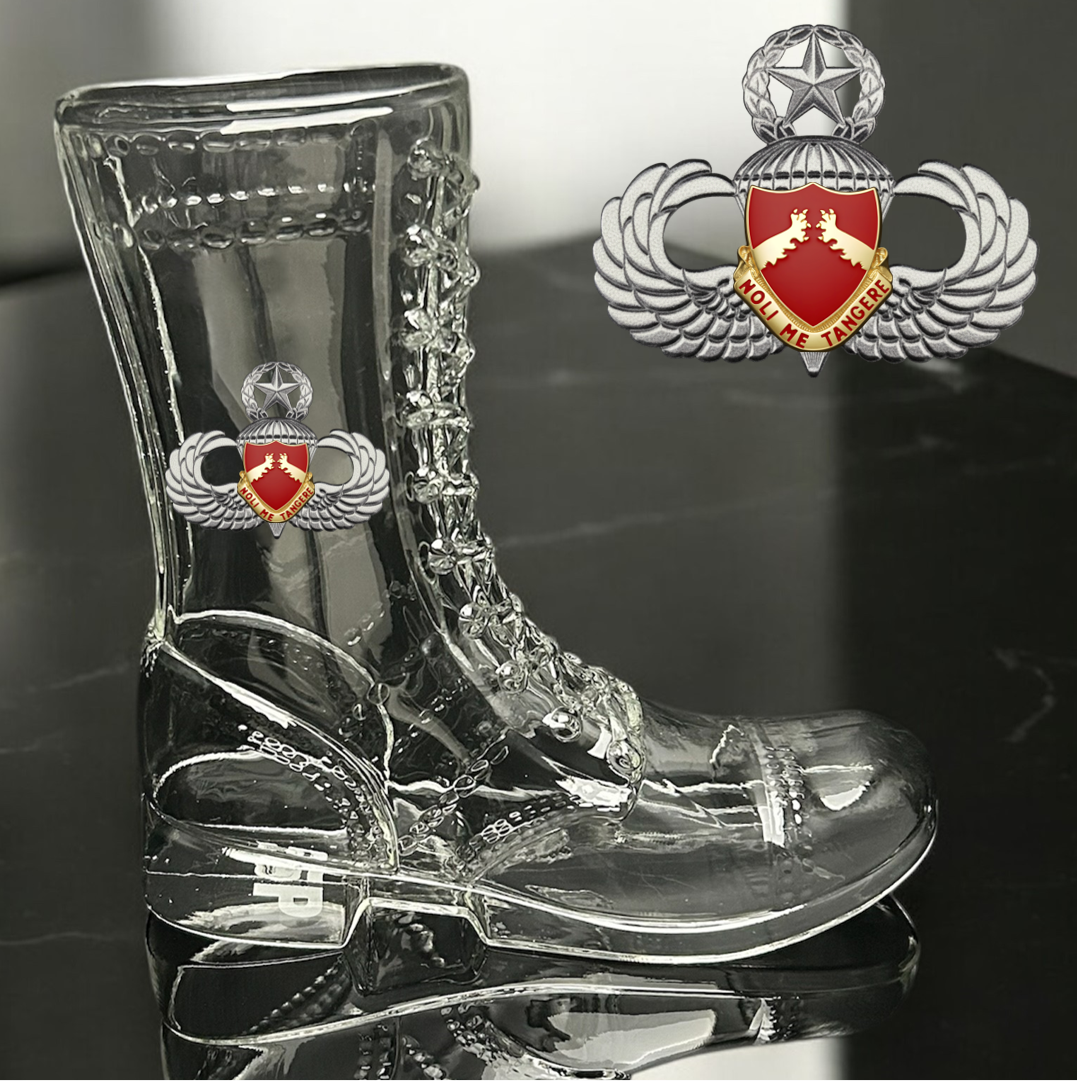 Paratrooper Das Boot (Airborne Unit Crest/DUIs) -Beer boot