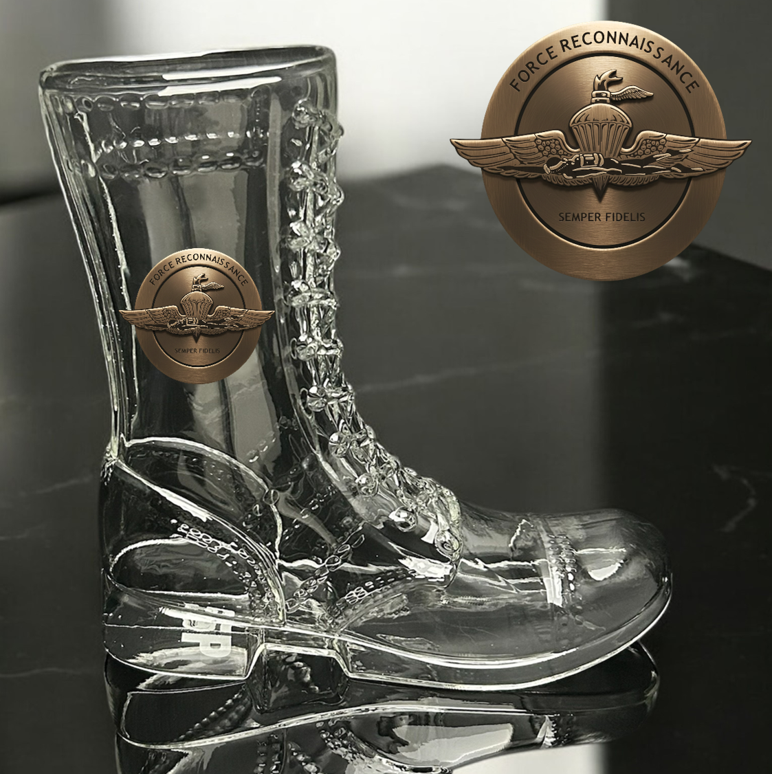 Paratrooper Das Boot (U.S.M.C.) -Beer boot