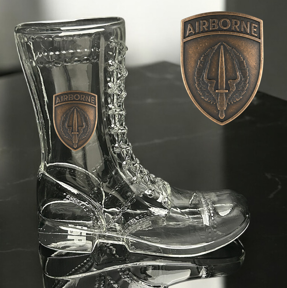 Paratrooper Das Boot (Special Operations Unit Patches) -Beer boot
