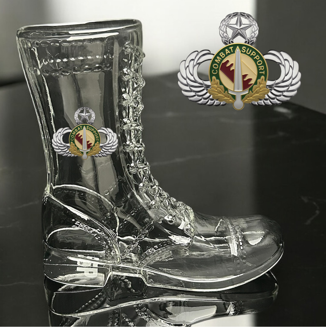 Paratrooper Das Boot (Airborne Unit Crest/DUIs) -Beer boot