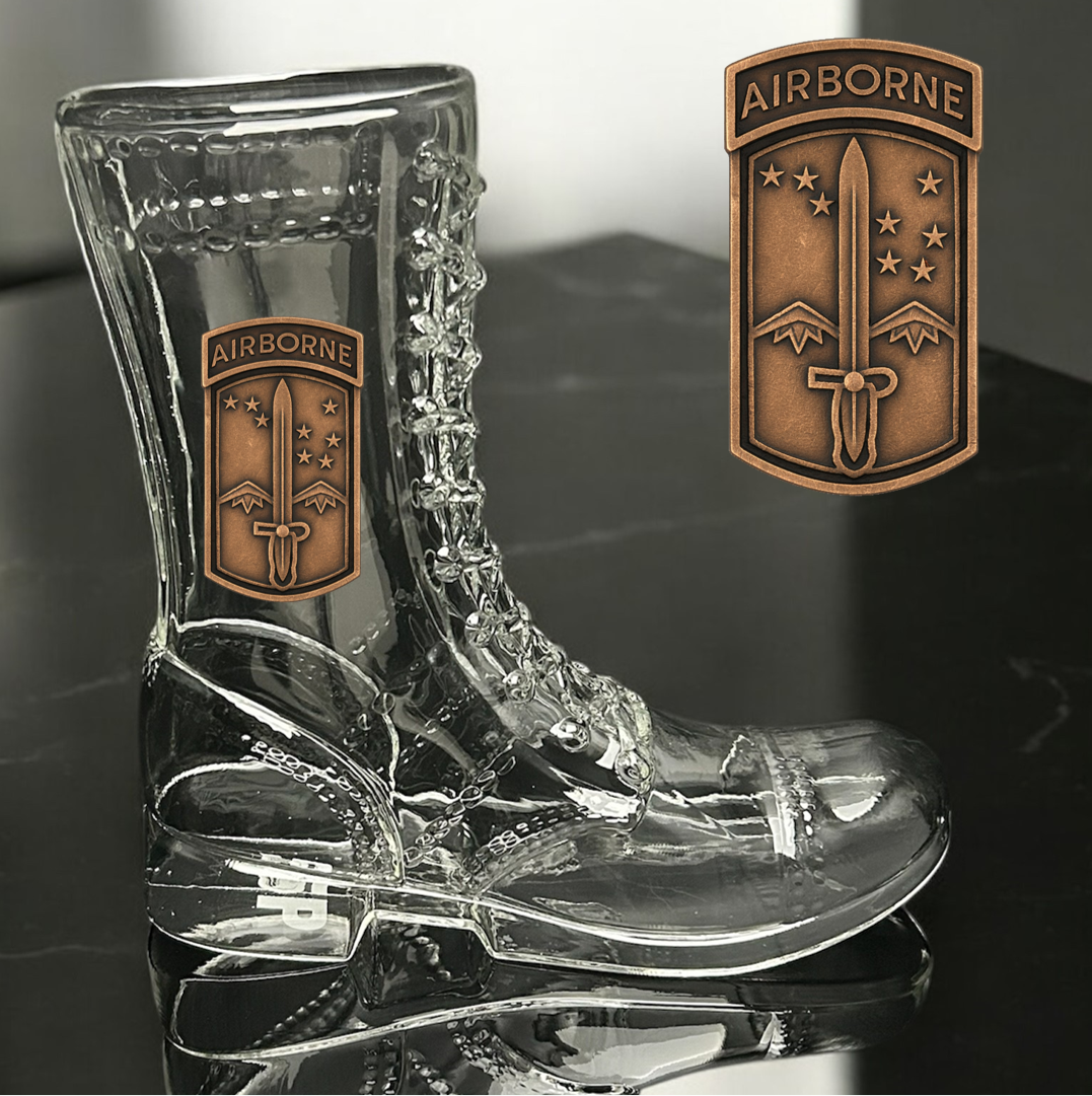 Paratrooper Das Boot (Airborne Unit Patches) -Beer boot