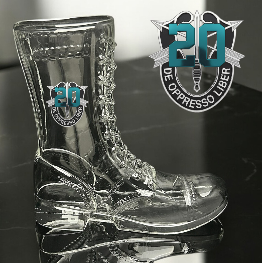 Paratrooper Das Boot (Special Operations Unit Crest/DUIs) -Beer boot