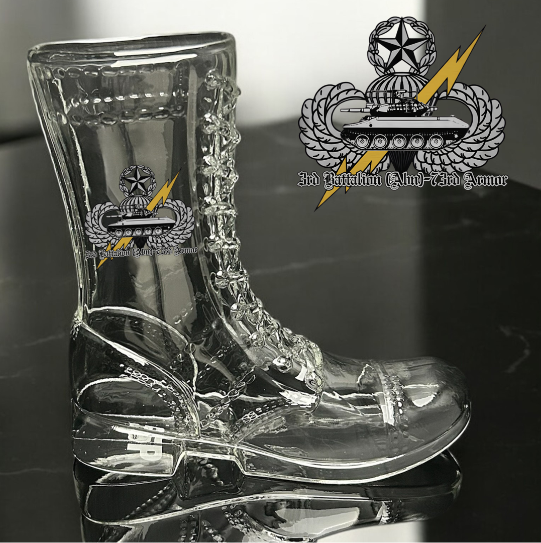 Paratrooper Das Boot (Airborne Unit Crest/DUIs) -Beer boot