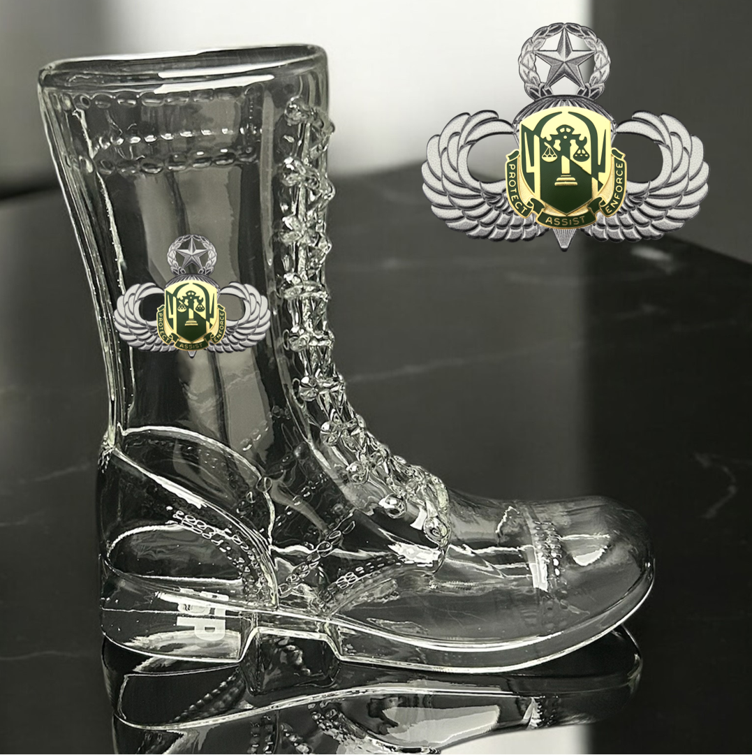 Paratrooper Das Boot (Airborne Unit Crest/DUIs) -Beer boot
