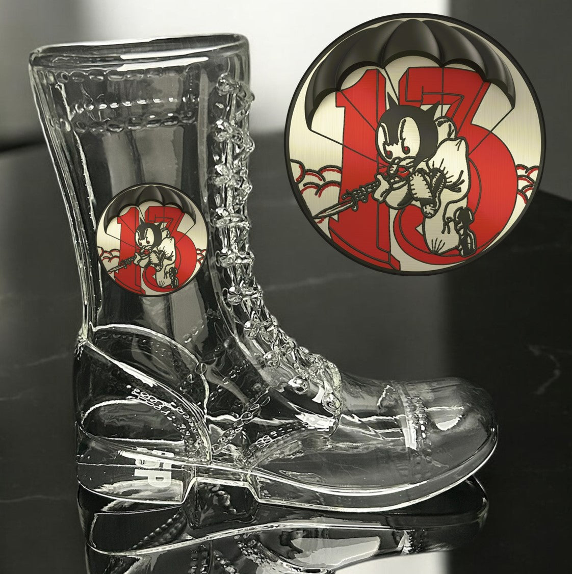 Paratrooper Das Boot (Pocket Patches)-Beer boot