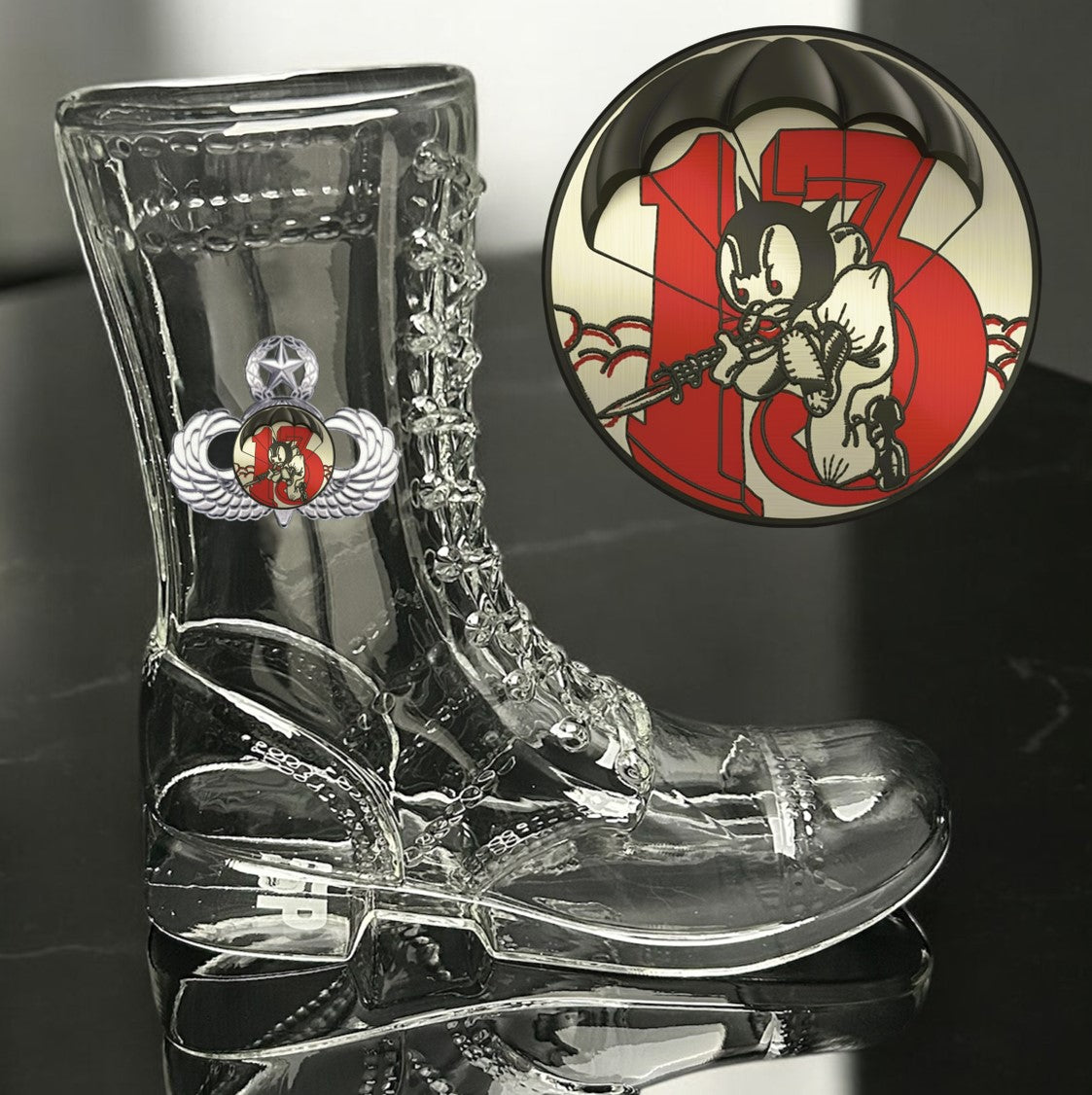 Paratrooper Das Boot (Pocket Patches)-Beer boot