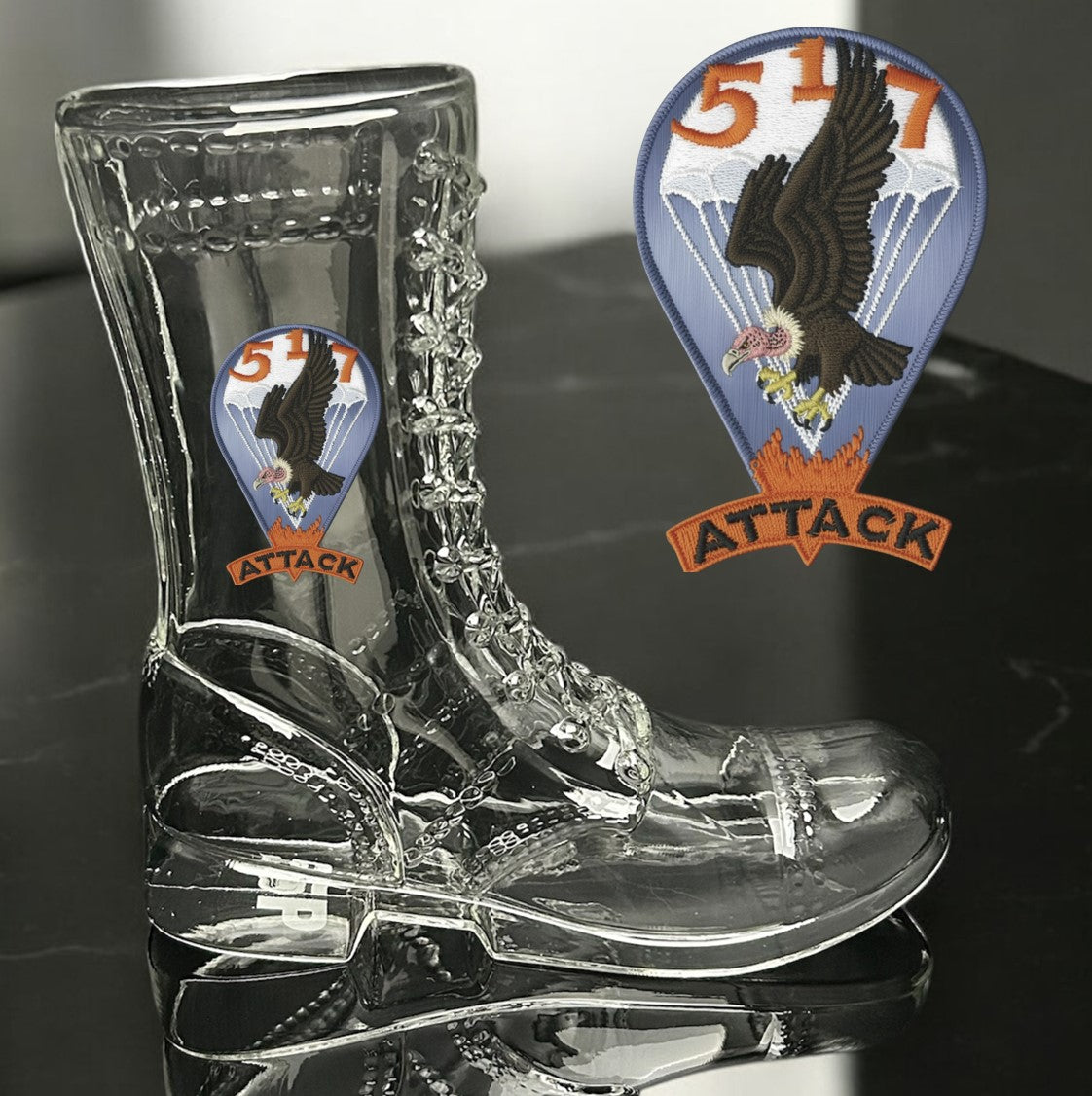 Paratrooper Das Boot (Pocket Patches)-Beer boot