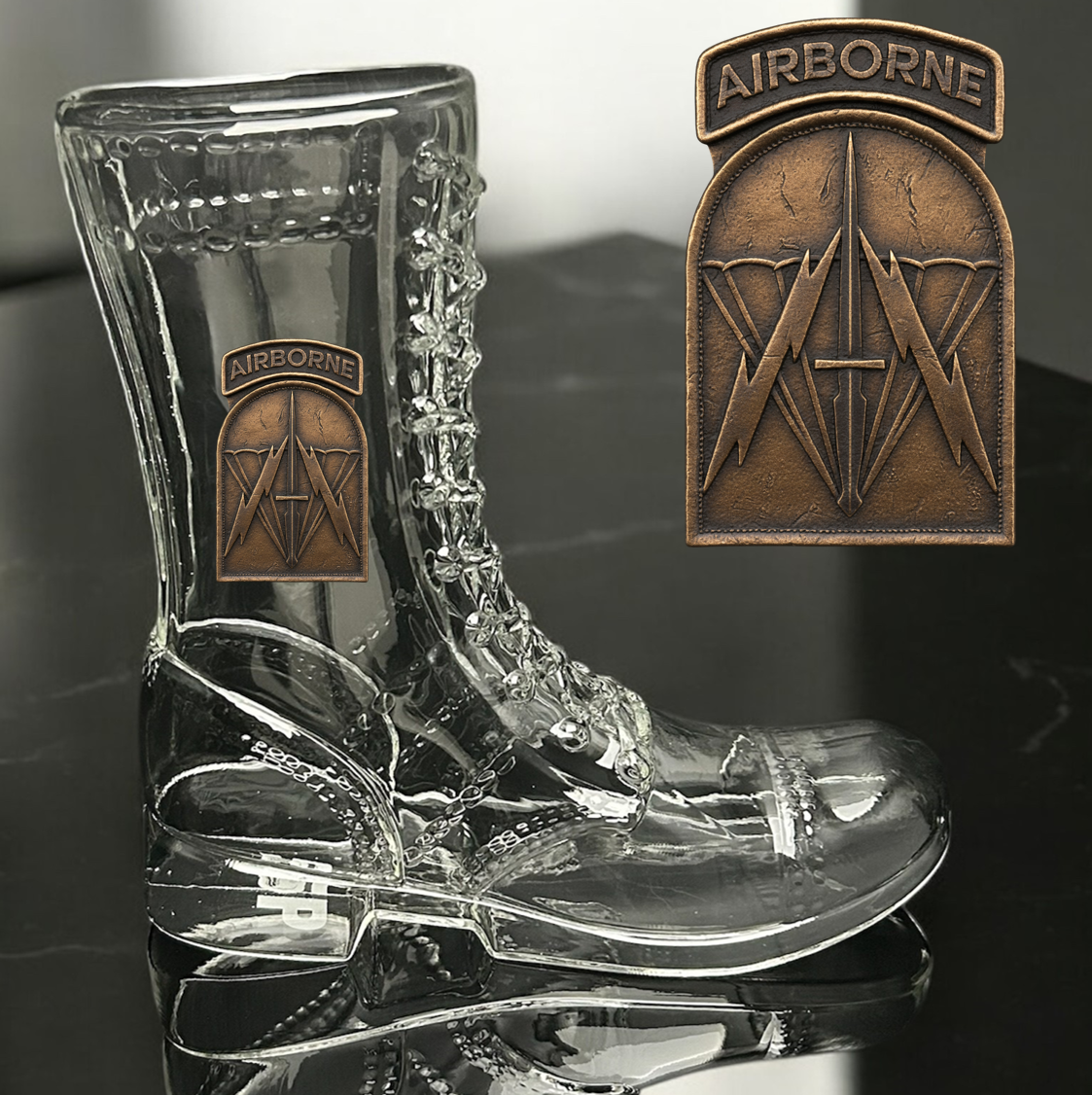 Paratrooper Das Boot (Special Operations Unit Patches) -Beer boot