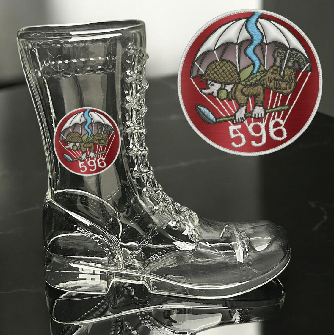 Paratrooper Das Boot (Pocket Patches)-Beer boot