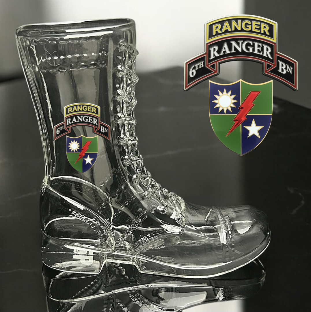 Paratrooper Das Boot (Special Operations Unit Crest/DUIs) -Beer boot