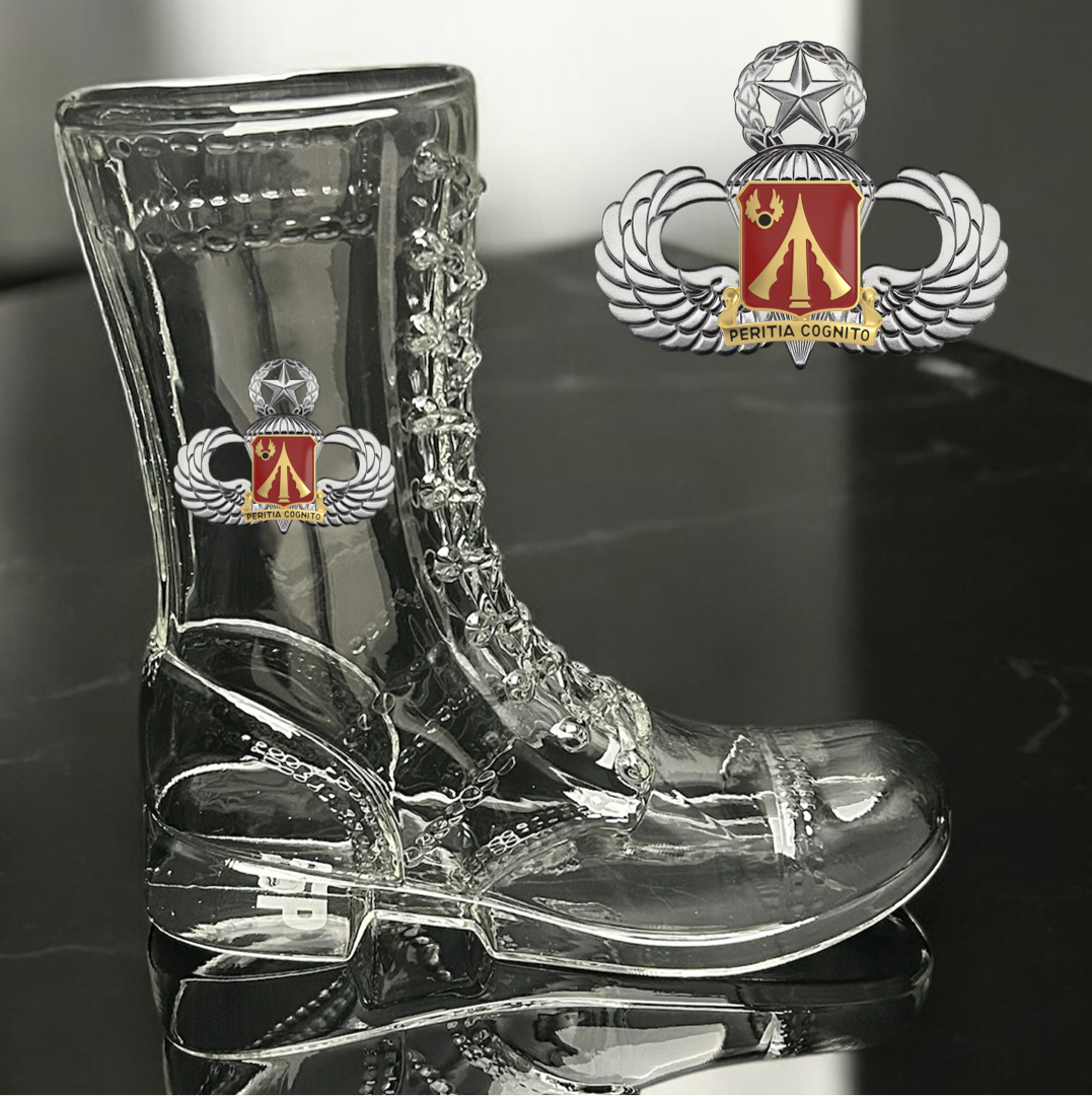 Paratrooper Das Boot (Airborne Unit Crest/DUIs) -Beer boot