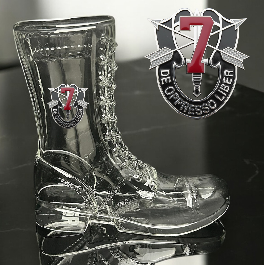 Paratrooper Das Boot (Special Operations Unit Crest/DUIs) -Beer boot