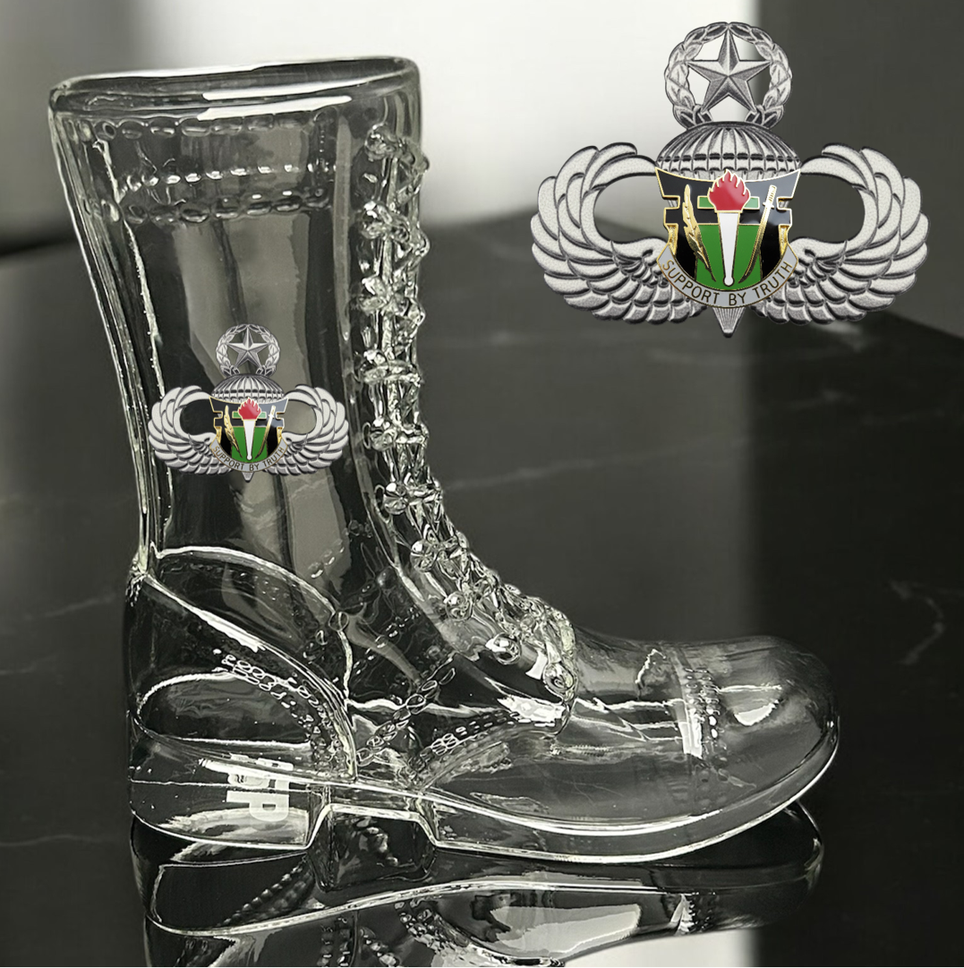 Paratrooper Das Boot (Special Operations Unit Crest/DUIs) -Beer boot