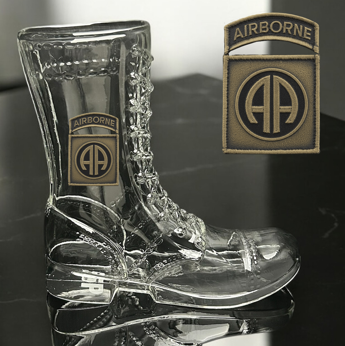 Paratrooper Das Boot (Airborne Unit Patches) -Beer boot