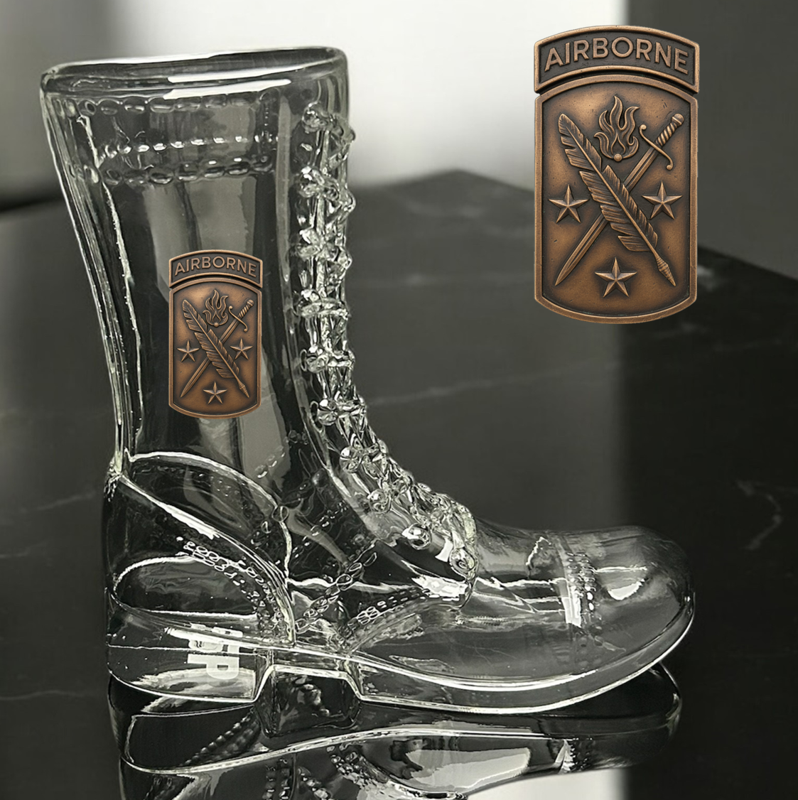 Paratrooper Das Boot (Special Operations Unit Patches) -Beer boot