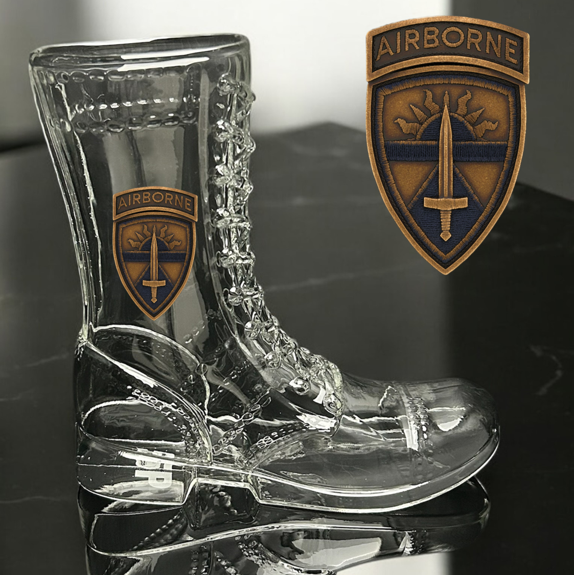 Paratrooper Das Boot (Special Operations Unit Patches) -Beer boot