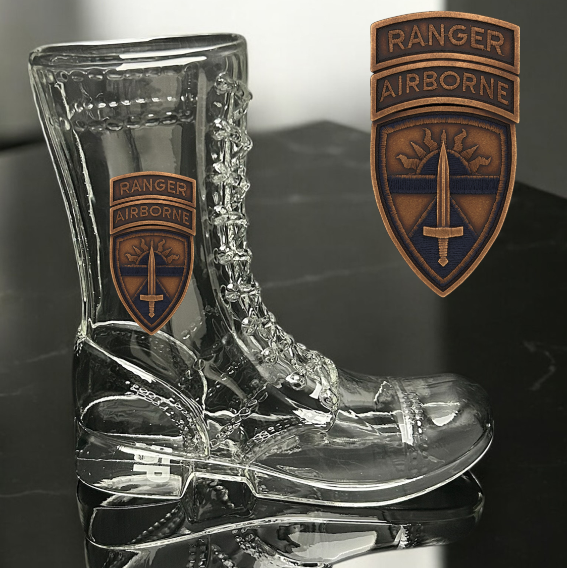 Paratrooper Das Boot (Special Operations Unit Patches) -Beer boot