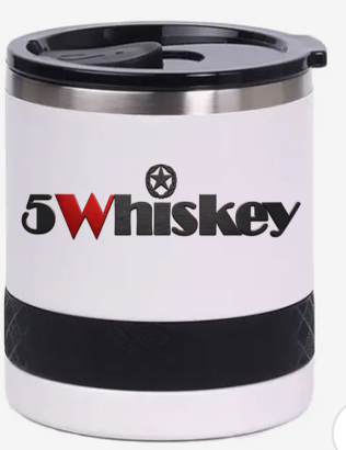 Hollywood 5Whiskey Rocks Tumbler (White)