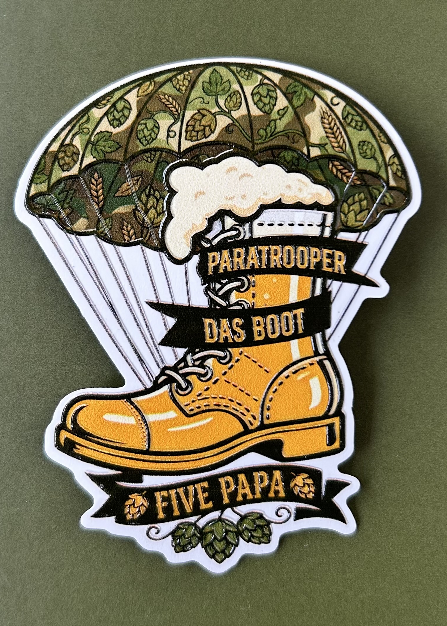 Hoppy Trooper Sticker (Boot-N-Chute)
