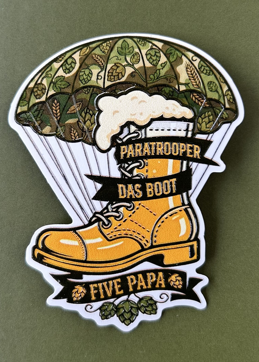 Hoppy Trooper Sticker (Boot-N-Chute)