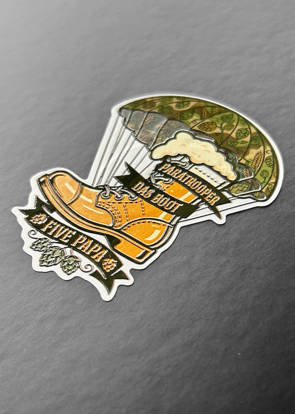 Hoppy Trooper Sticker (Boot-N-Chute)