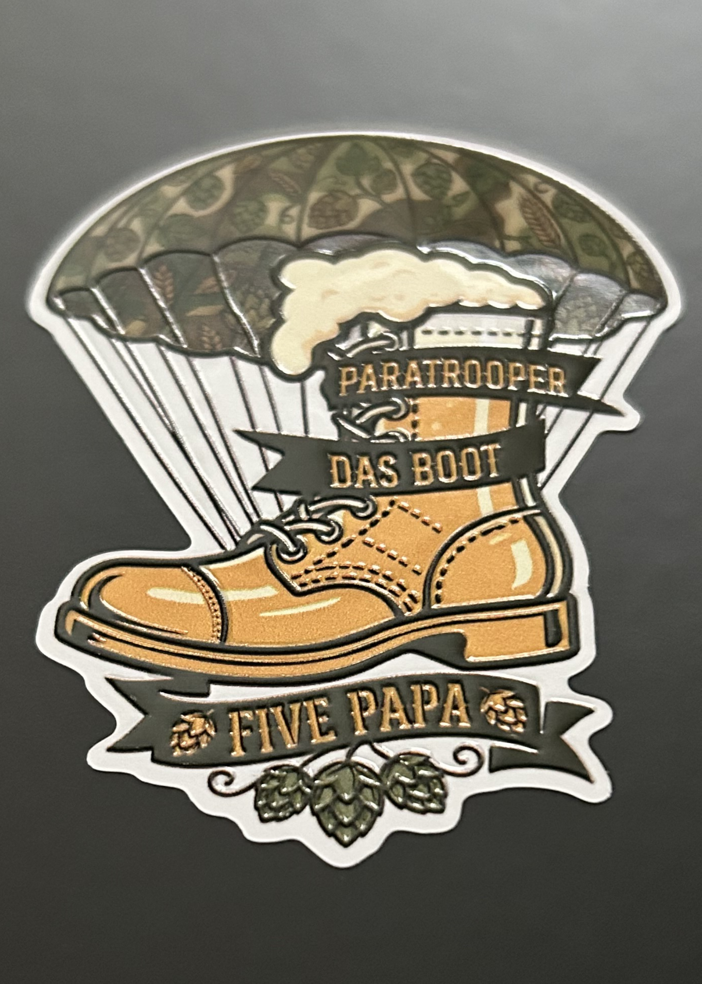 Hoppy Trooper Sticker (Boot-N-Chute)