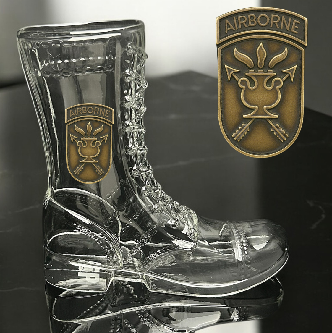 Paratrooper Das Boot (Special Operations Unit Patches) -Beer boot