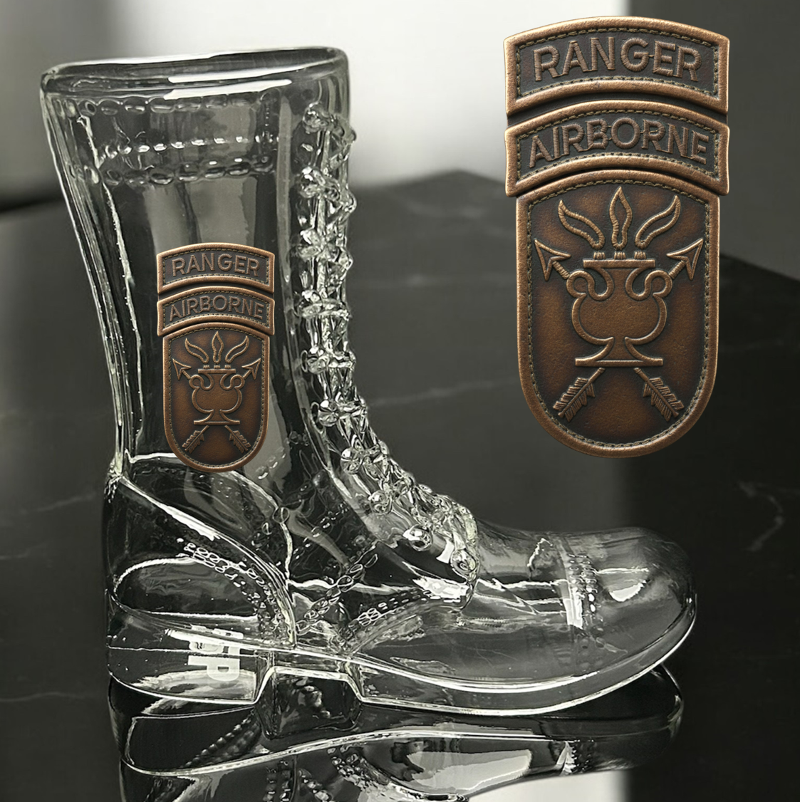 Paratrooper Das Boot (Special Operations Unit Patches) -Beer boot