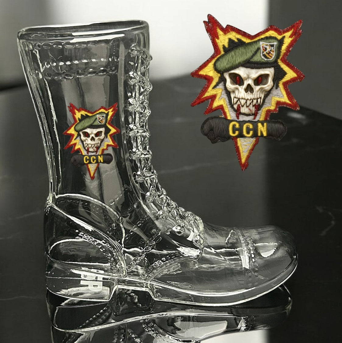 Paratrooper Das Boot (Pocket Patches)-Beer boot