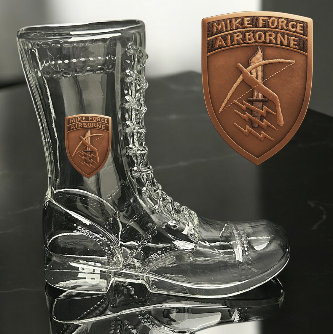 Paratrooper Das Boot (Special Operations Unit Patches) -Beer boot