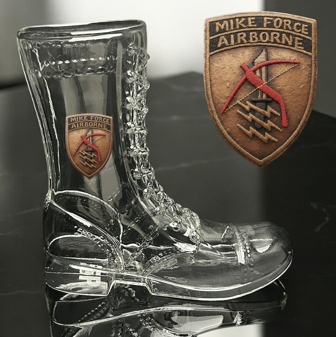 Paratrooper Das Boot (Special Operations Unit Patches) -Beer boot