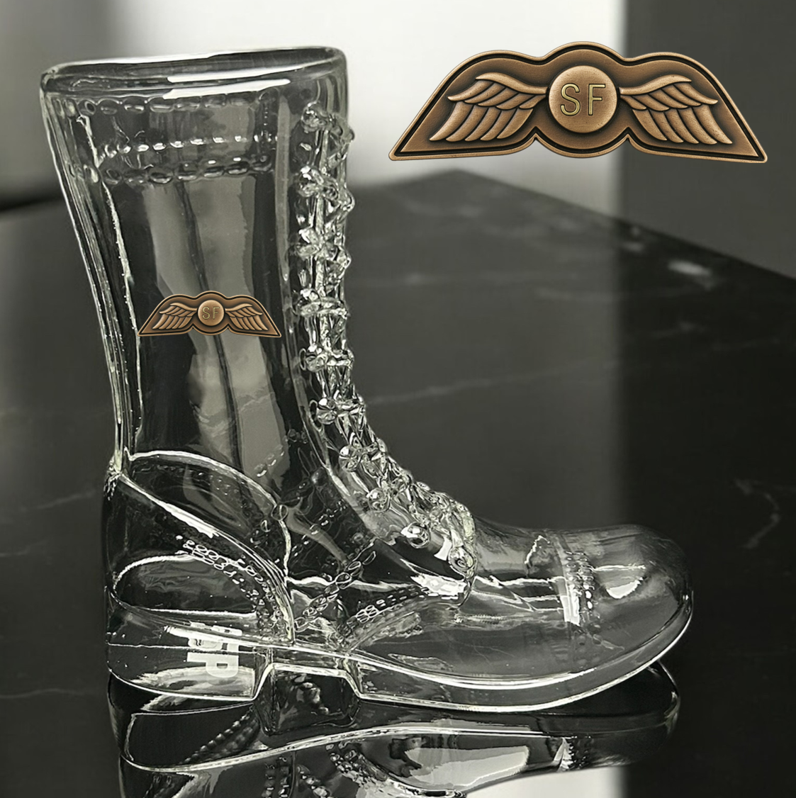 Paratrooper Das Boot (Special Operations Unit Patches) -Beer boot