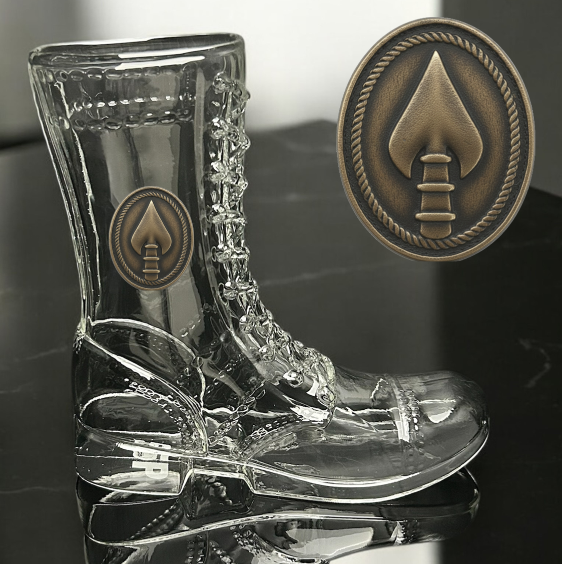 Paratrooper Das Boot (Special Operations Unit Patches) -Beer boot