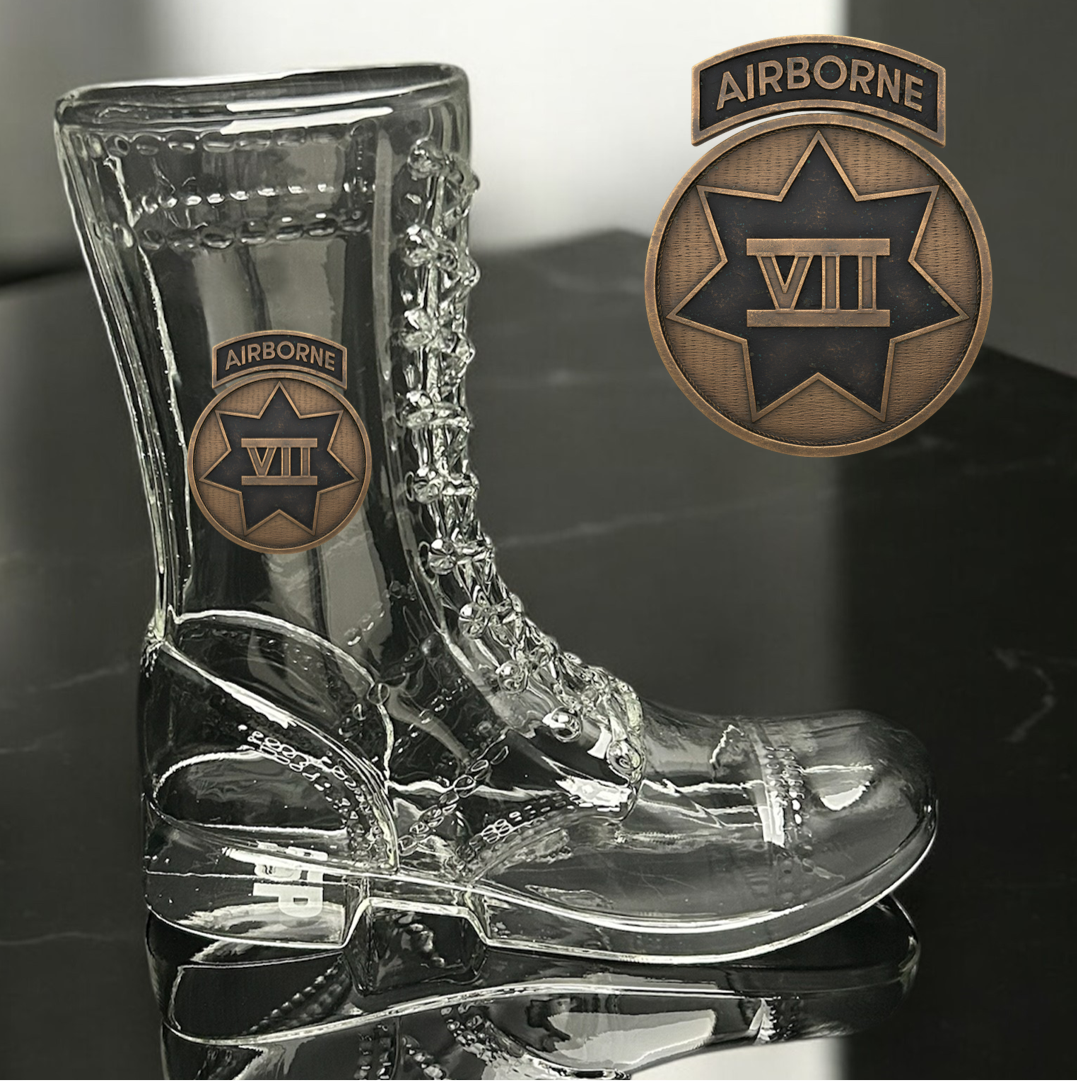 Paratrooper Das Boot (Airborne Unit Patches) -Beer boot
